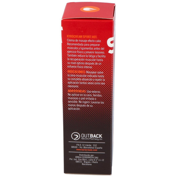 Kyrocream Sport Hot 120Ml.