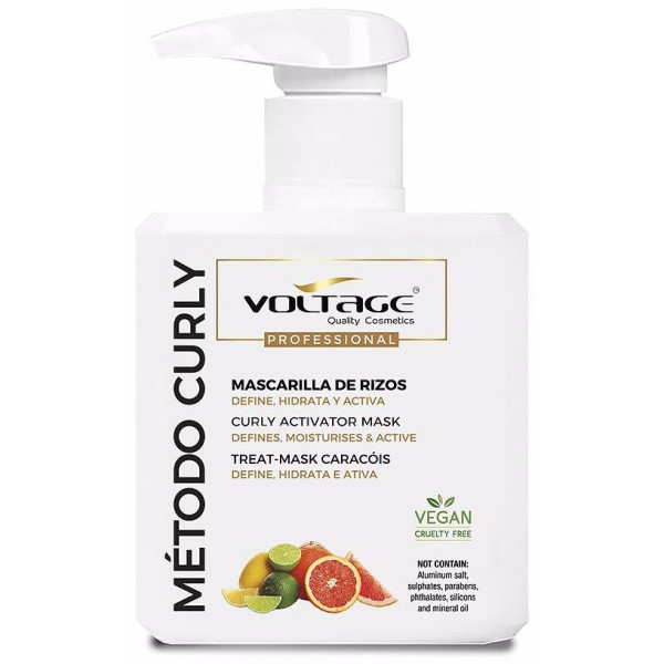 Voltage Método Curly Mascarilla De Rizos 500Ml