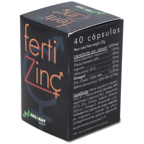 Ergonat Galenic Fertizinc 40Caps