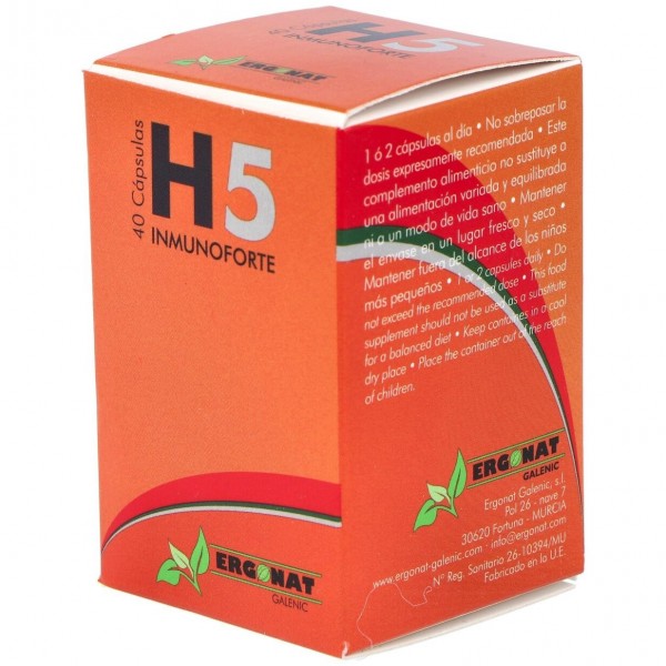 Ergonat H5 Inmunoforte 40 Cap Ergosphere