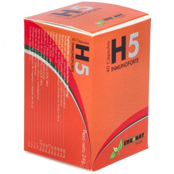 Ergonat H5 Inmunoforte 40 Cap Ergosphere