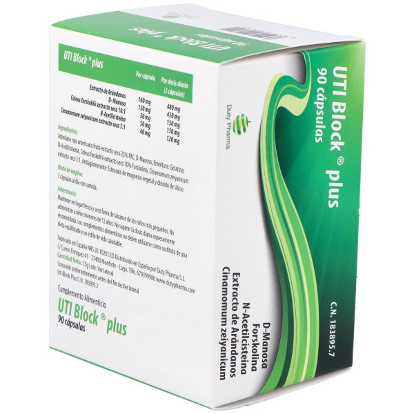 Margan Complemento Alimenticio Uti Block Plus 90 Caps