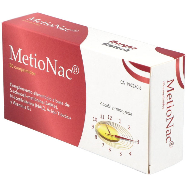 Margan Biotech Metionac Para La Salud Hepática 60 Tabletas