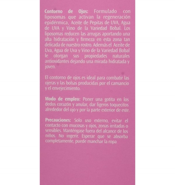 Origen Bobal Contorno De Ojos, 15 Ml. - Wines Cosmetic