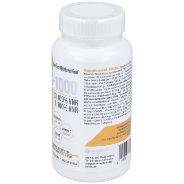 Gen Professional Vitamina C 1000 + E + D3 60Comp