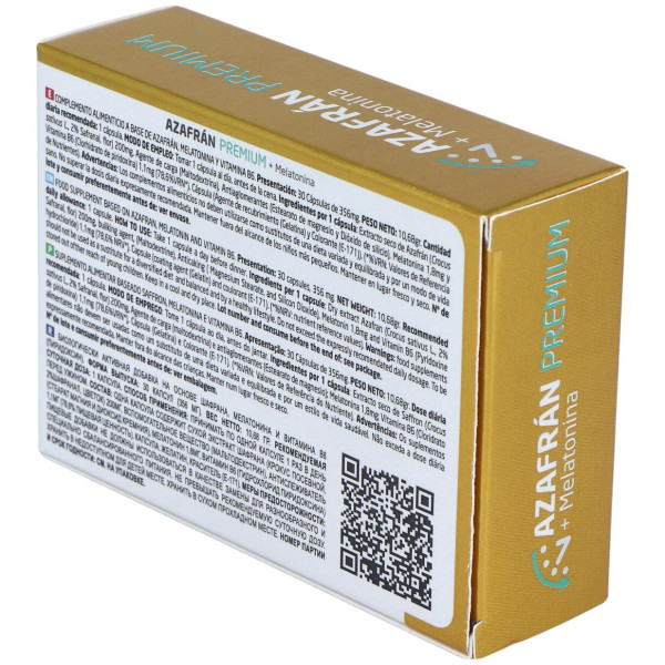 Tequial Azafran Premium + Melatonina 30Caps