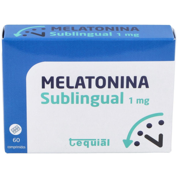 Tequial Melatonina Sublingual 1Mg 60Comp