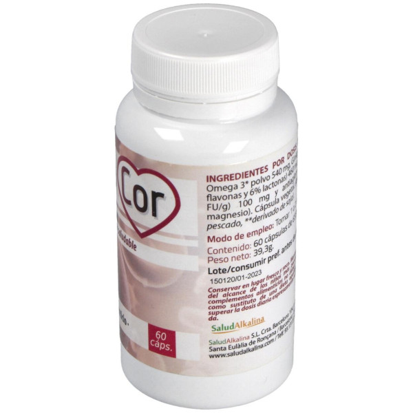 Saludalkalina Nattocor 60Caps