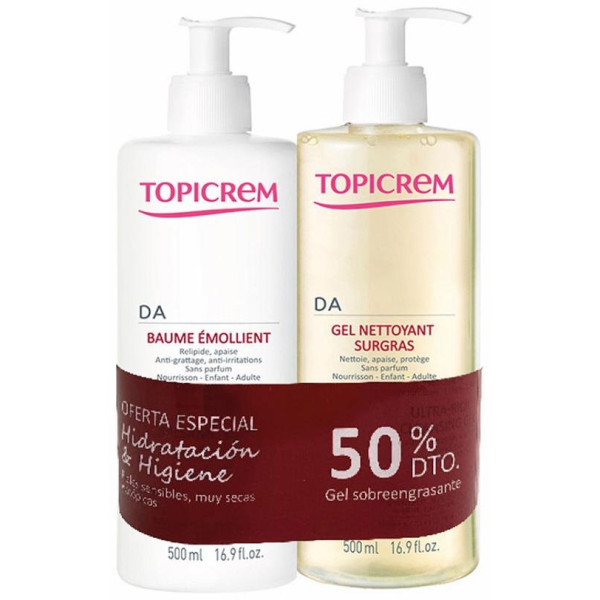 Topicrem Pack Baume + Gel Aceite 500Ml