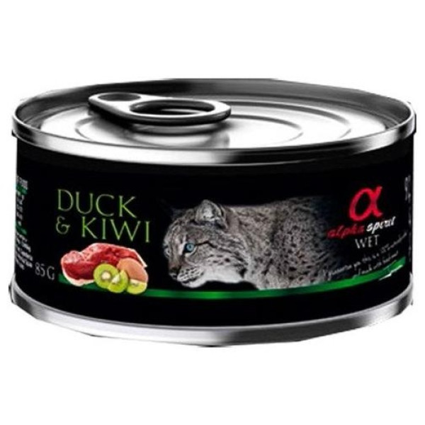 Alpha Spirit Lata Pato Kiwi 6X400 Gr