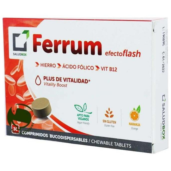 Saludbox Ferrum Efecto Flash 30 Comp