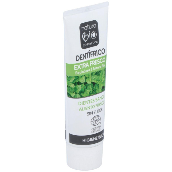 Naturabio Cosmetics Dentifrico Extra Fresco Equinacea Y Menta Bio 75Ml