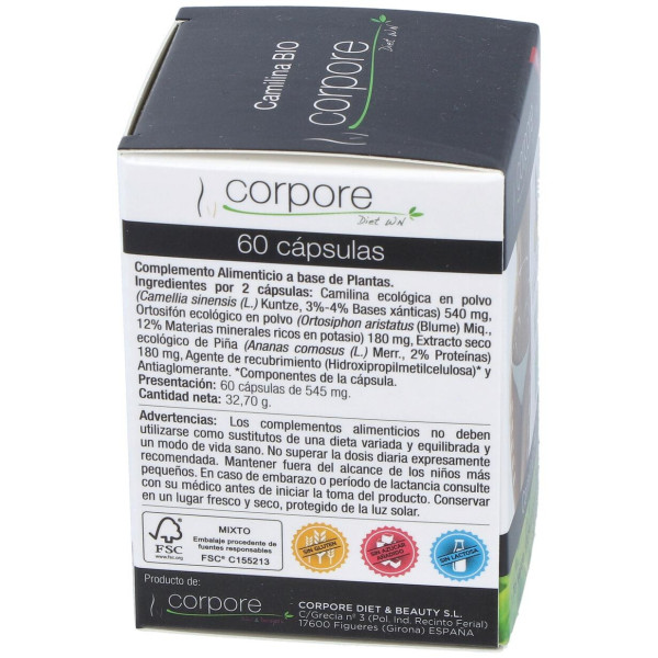 Corpore Protect Camilina Bio 30 Cápsulas
