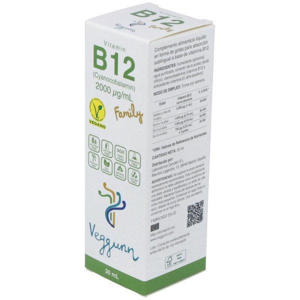 Veggunn Vitamina B12 Family 30Ml