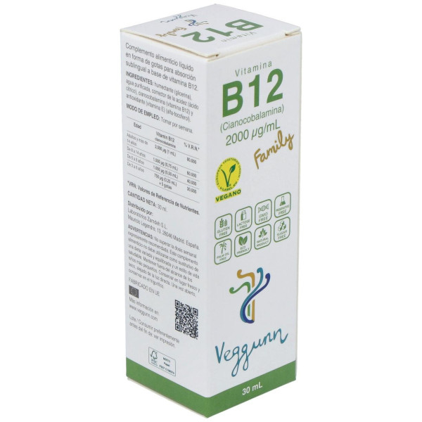 Veggunn Vitamina B12 Family 30Ml