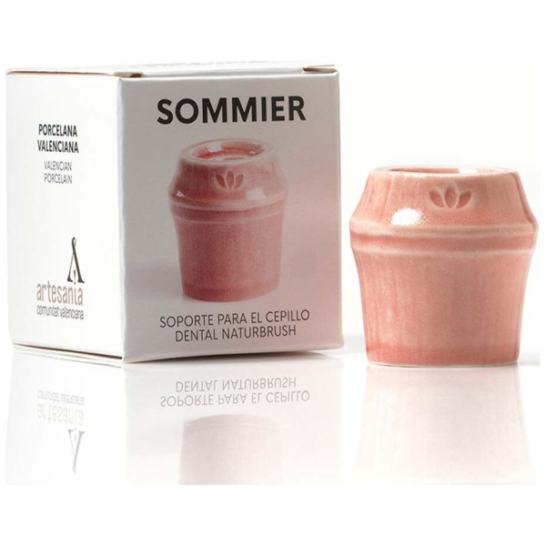 Naturbrush Sommier Soporte Cepillo Dental Rojo 1Ud