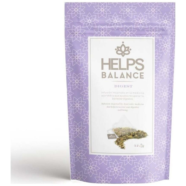 Helps Balance Digest 12Bolsitas Piramidales.