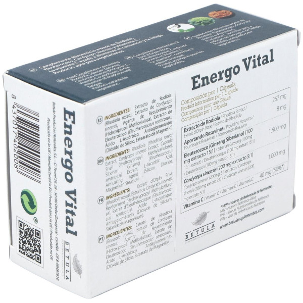 Betula Energo Vital 30Caps