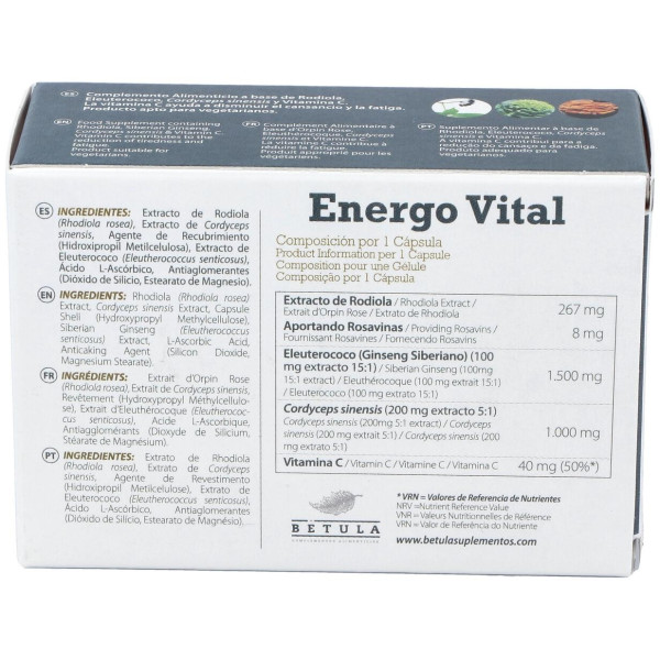 Betula Energo Vital 30Caps