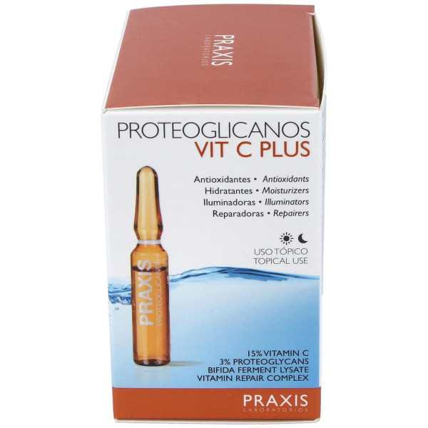 Praxis Proteoglicanos Vit C Plus 24 Ampollas