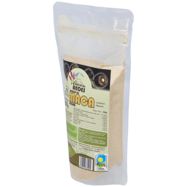 El Oro De Los Andes Harina De Maca Negra 100% 200G