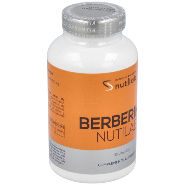 Nutilab Berberina Para El Azúcar, El Colesterol Y El Bienestar General En Cápsulas