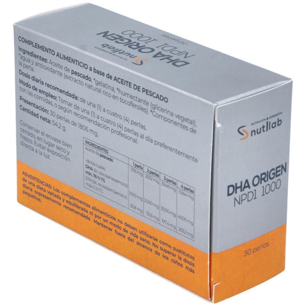 Dha Origen Npd1 1000 Blister 30Perlas.