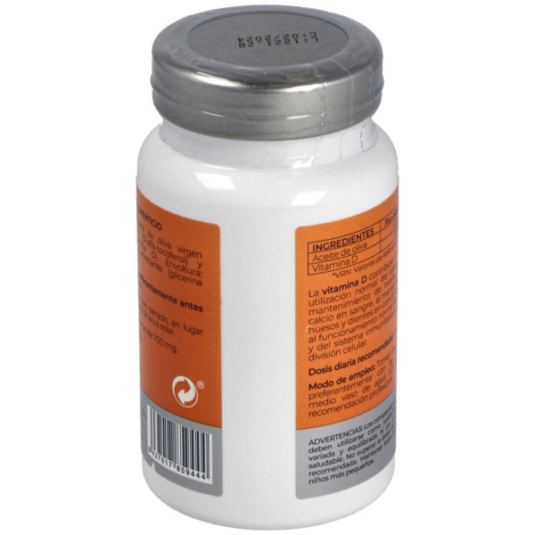 Nutilab Vitamina D3 60 Perlas 4000Ui
