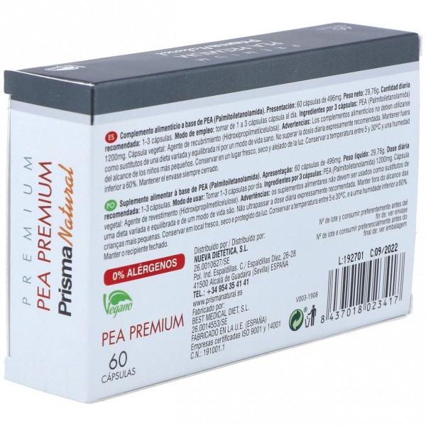 Pea Premium 60 Caps Prisma Natural.