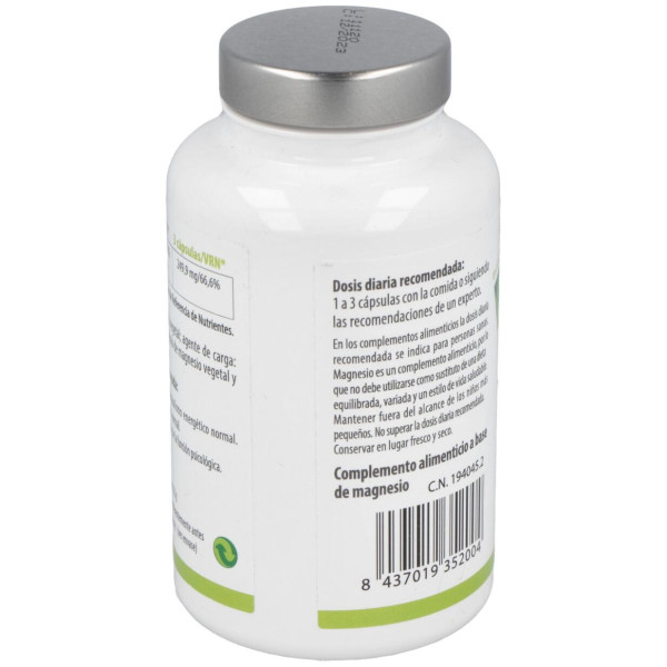 100% Natural Magnesio 90 Cápsulas