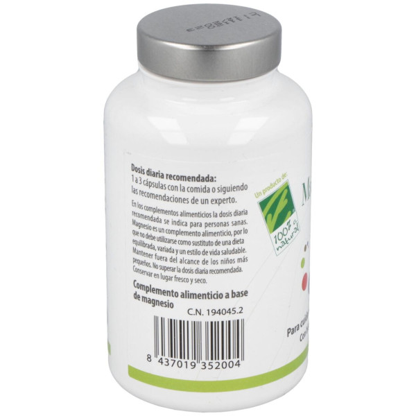 100% Natural Magnesio 90 Cápsulas