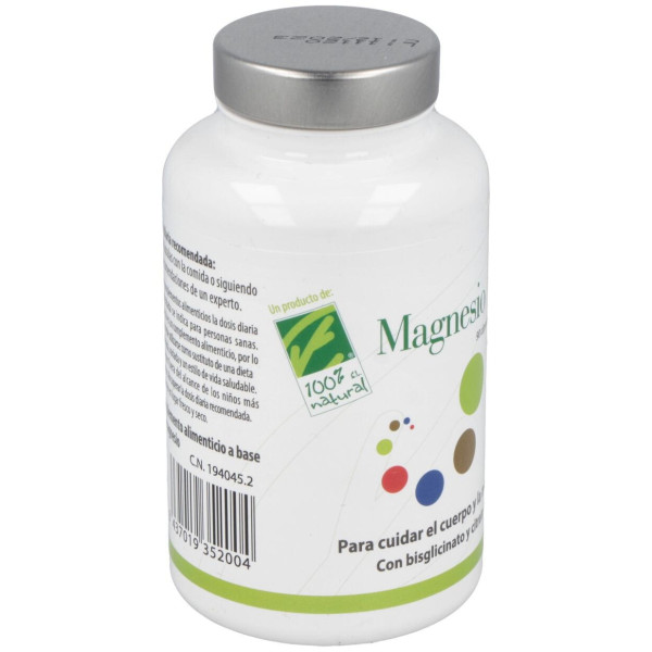 100% Natural Magnesio 90 Cápsulas