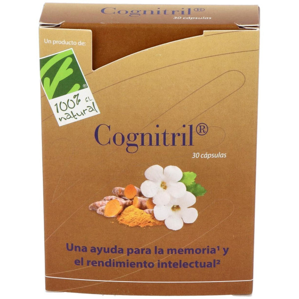 100% Natural Cognitril 30 Cápsulas