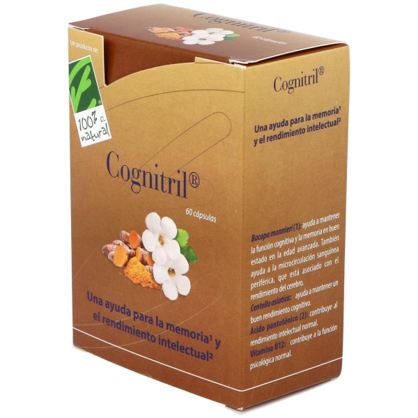 100% Natural Cognitril 60 Cápsulas