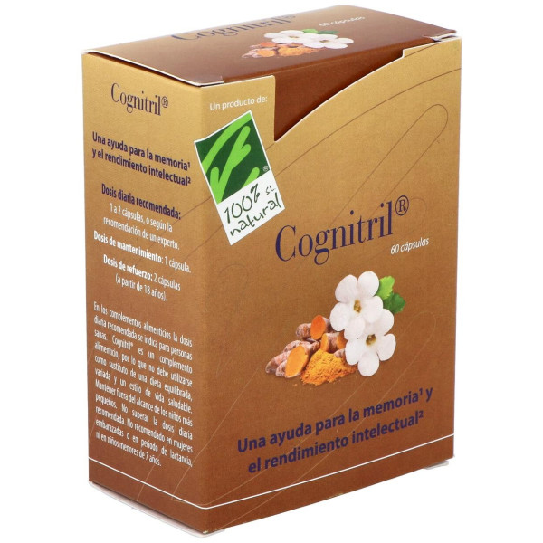 100% Natural Cognitril 60 Cápsulas