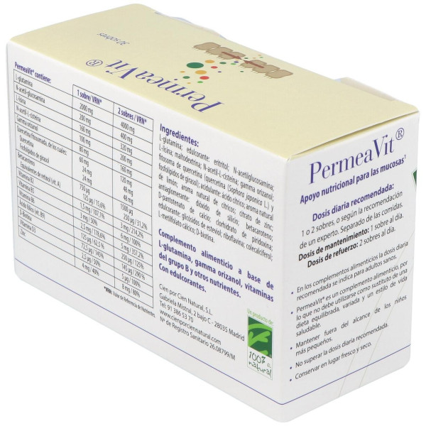 100% Natural Permeavit 30 Sobres