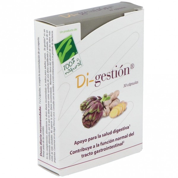 Cien Por Cien Natural Di-Gestion 30 Capsulas