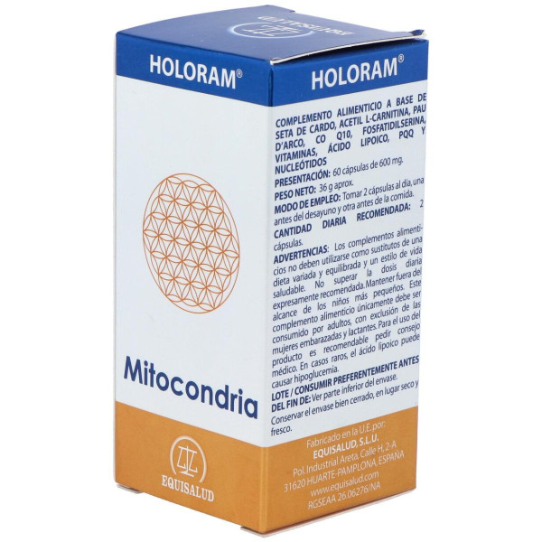 Equisalud Holoram Mitocondria 60 Cápsulas