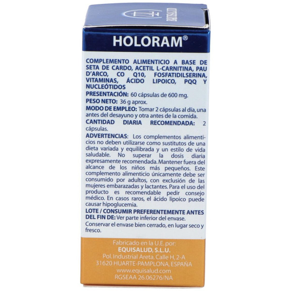 Equisalud Holoram Mitocondria 60 Cápsulas