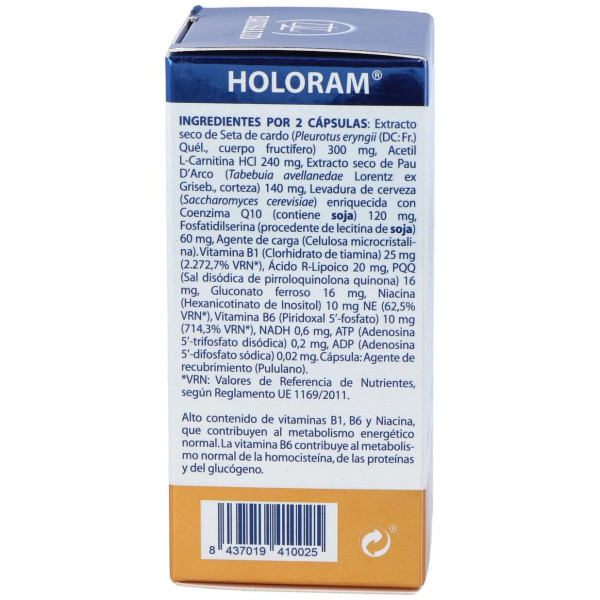 Equisalud Holoram Mitocondria 60 Cápsulas