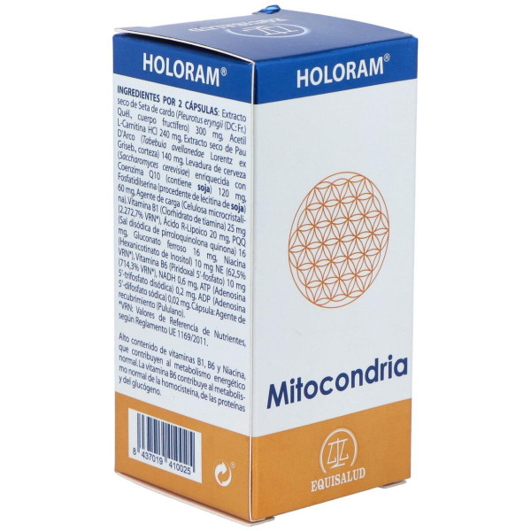 Equisalud Holoram Mitocondria 60 Cápsulas