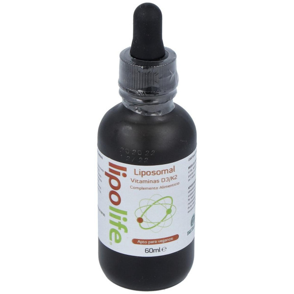 Liposomal Vitaminas D3/K2 60Ml. Lipolife