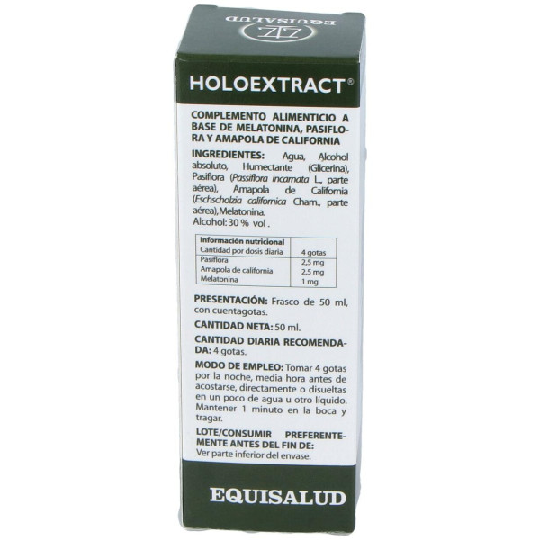 Holoextract Melatonina Sueño 50Ml.