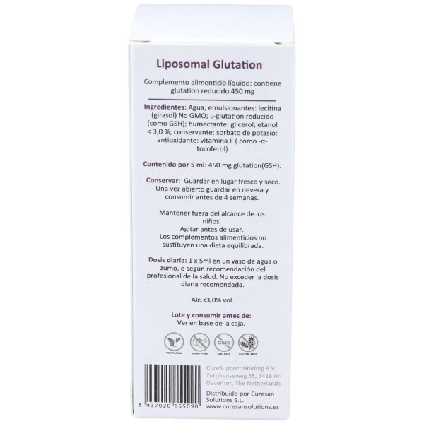 Curesupport Liposomal Glutation 100Ml