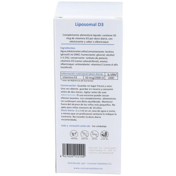 Liposomal D3 60Ml.