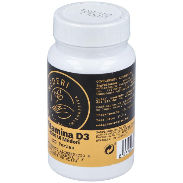 Vitamina D3 4000Ui 120 Perlas