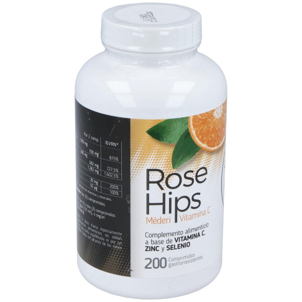 Méderi Rose Hips Vit C + Zn + Se 200Comp