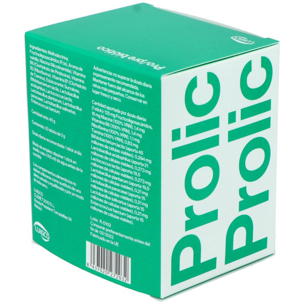 Luigco Prolic Pre Probiotico 20 Sobres