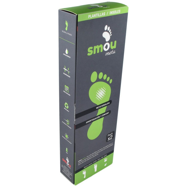 Smou Meta Plantilla Con Descarga Metatarsal 39/40 1 Par