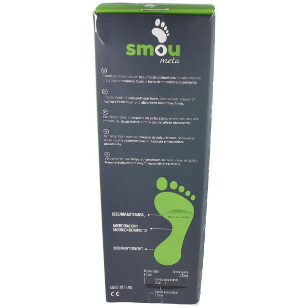 Smou Meta Plantilla Decarga Metatarsal T45/46